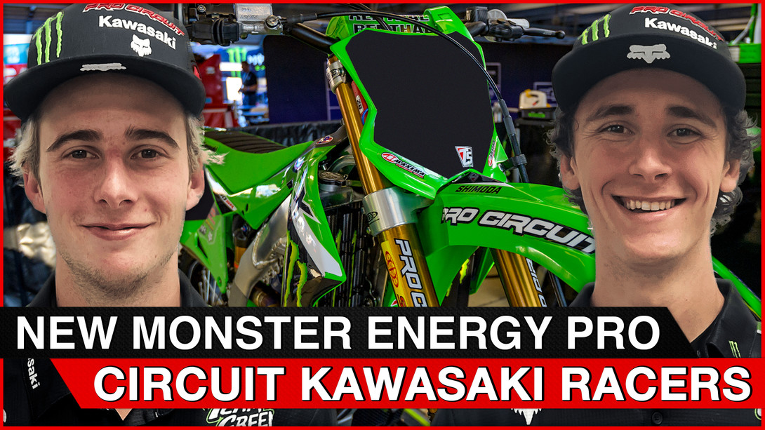 New Monstewr Energy Pro Circuit Kawasaki Racers