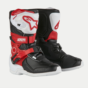 Alpinestars 2024 Tech 3S Kids Boots (White/Black/Bright Red)