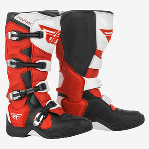 Fly Racing FR5 Boots (Red/Black/White)